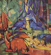 Franz Marc Rehe im Walde (II) oil painting picture wholesale